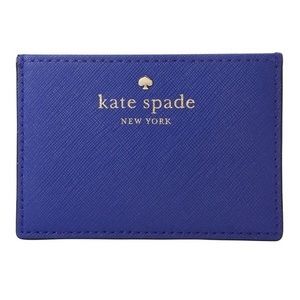 Kate spade New York city street blue card holder